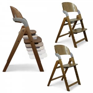 Chaise haute merdio pecan graphite Renolux