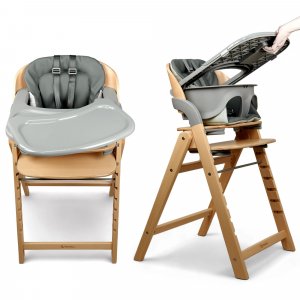 Chaise haute merdio natural graphite Renolux