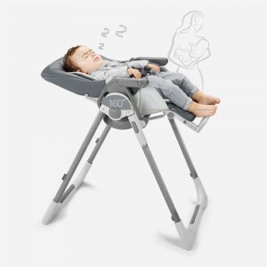 Chaise haute vision avec réducteur sophie la girafe sunrise Renolux