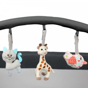 Lit parapluie optic z sophie la girafe sunrise Renolux