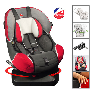 Siège auto 360° red groupe 0 0 / 1 de Renolux sur