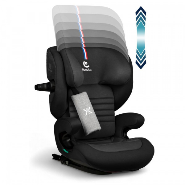 Siège auto eliseo isofix carbon Renolux