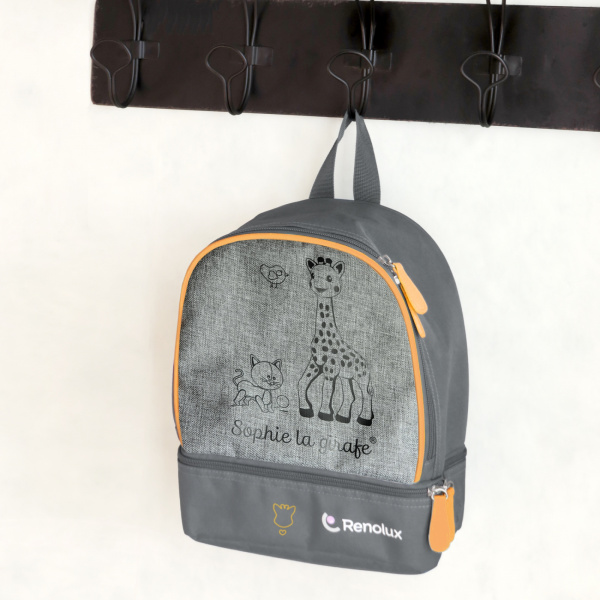 Sac à dos sophie la girafe sunrise Renolux