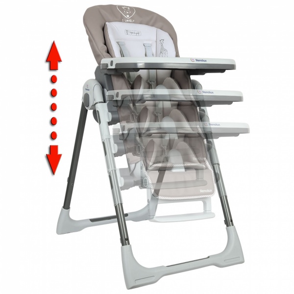 Chaise bébé vision avec réducteur sophie la girafe so chic Renolux