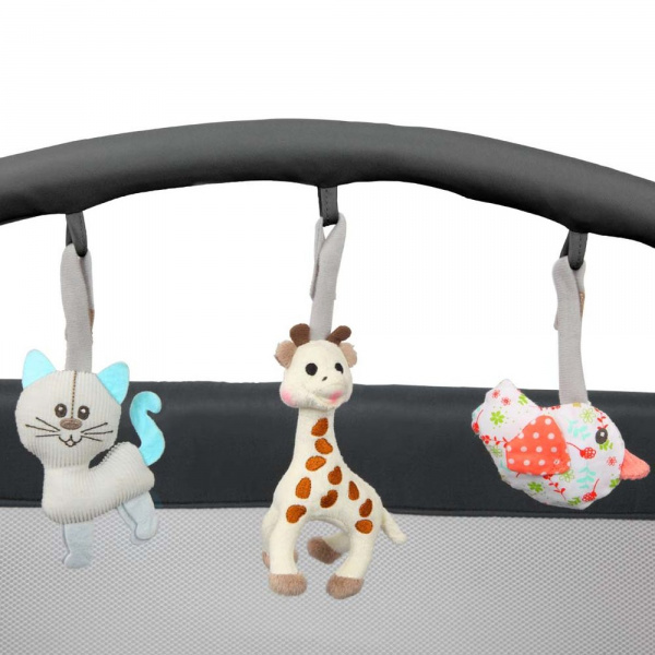 Lit parapluie optic z sophie la girafe sunrise Renolux