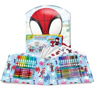 Mallette de coloriage spider-man 40 pièces Crayola