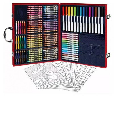 Mallette de coloriage d'artiste inspiration pokémon 115 pièces