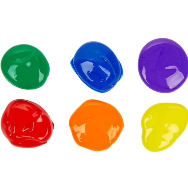 Lot de 6 pots de peinture lavable 59ml Crayola
