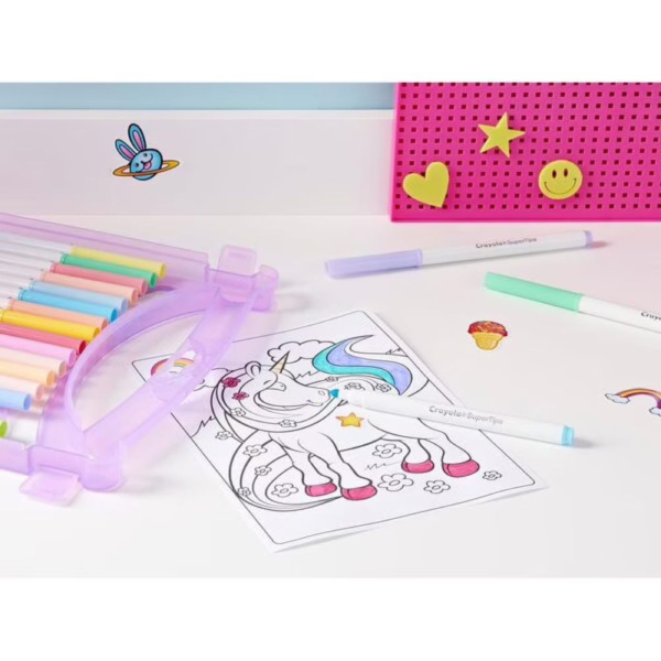 Mallette de coloriage pastel 65 pièces Crayola