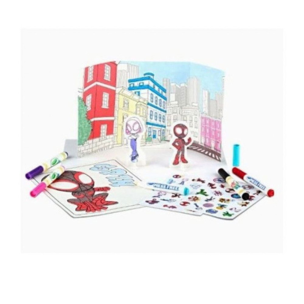 Coffret de coloriage sans tache wonder spidey Crayola