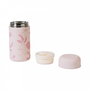 Thermos en acier inoxydable rose Saro