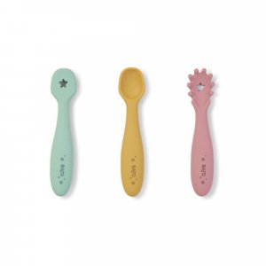 Lot de 3 couverts d'apprentissage blossom Saro