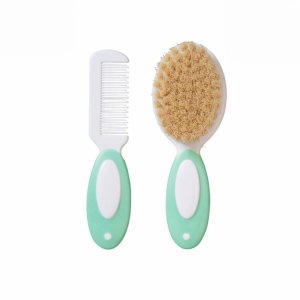 Brosse et peigne bébé menthe Saro