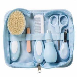 Trousse de toilette pour bébé bleu Saro