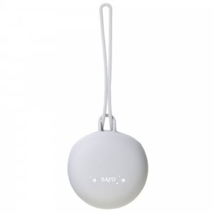 Porte sucettes en silicone gris Saro