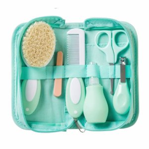 Trousse de toilette pour bébé menthe Saro
