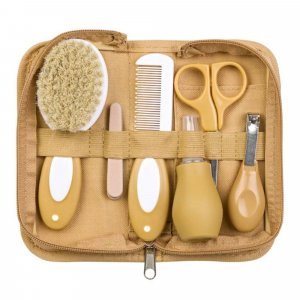 Trousse de toilette pour bébé moutarde Saro