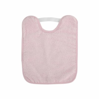 Bavoir bébé en bouclette rose blossom