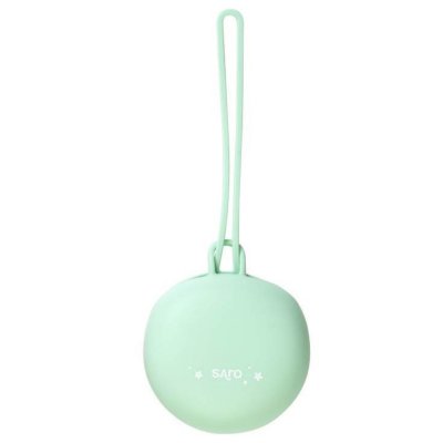 Porte sucettes en silicone vert