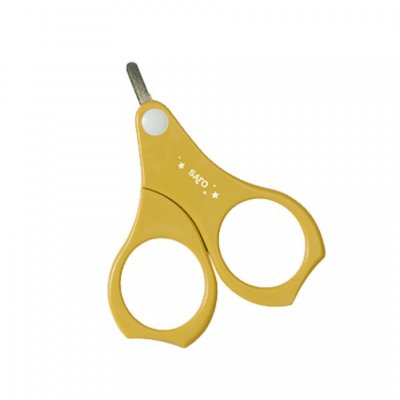 Ciseaux bébé moutarde
