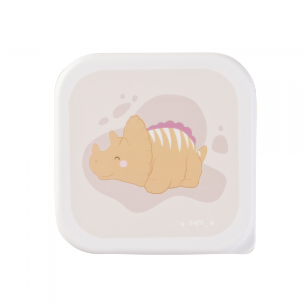 Lot de 3 lunch box enfant moutarde Saro