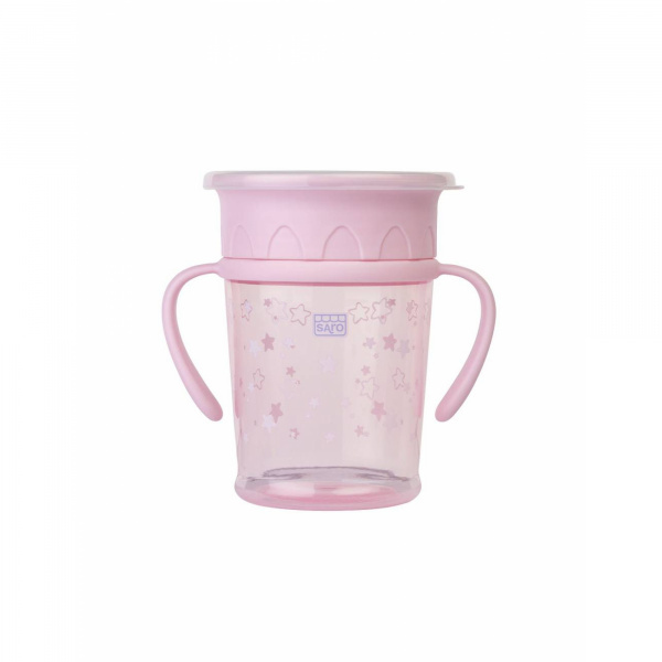 Tasse anti-fuite rose Saro