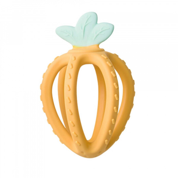 Anneau de dentition fresh fruit moutarde Saro