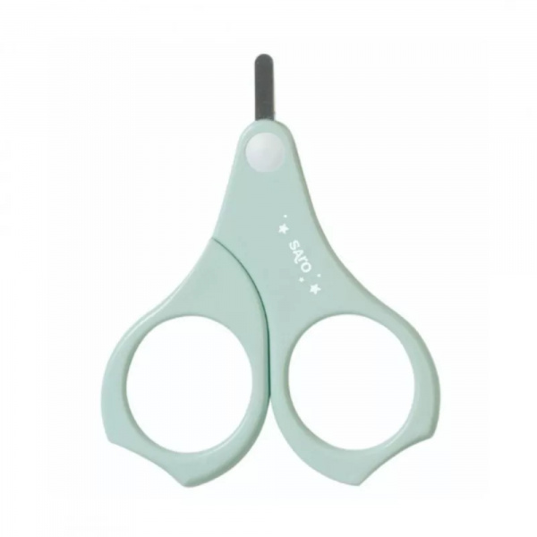 Ciseaux bébé menthe Saro