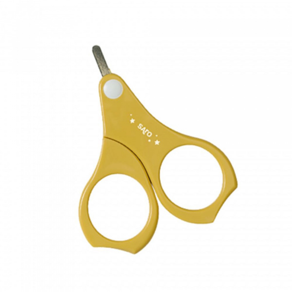 Ciseaux bébé moutarde Saro