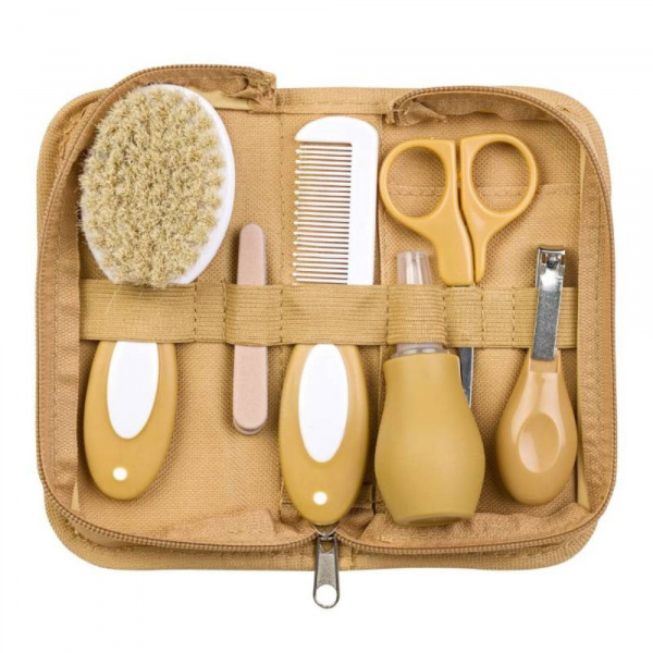 Trousse de toilette pour bébé moutarde Saro