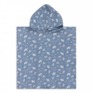 Poncho de plage 55 x 50 cm mer de corail Swim essentials