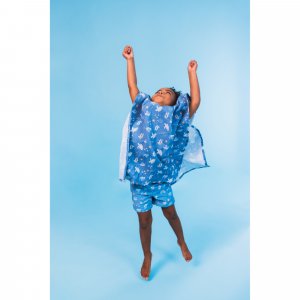 Poncho de plage 55 x 50 cm mer de corail Swim essentials