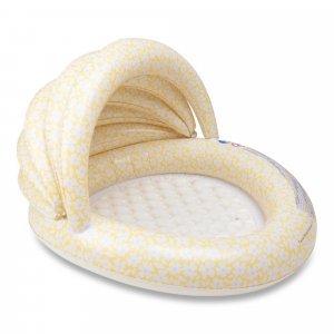 Piscine bébé ø 100 cm fleurs jaunes 2 anneaux Swim essentials