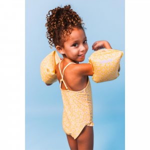Brassards enfant fleurs jaunes 0-2 ans Swim essentials