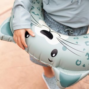 Bouée animale léopard vert 55 cm Swim essentials
