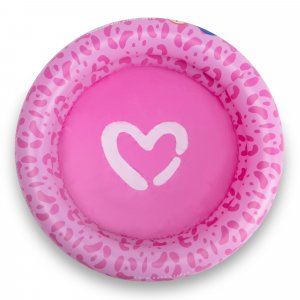 Piscine bébé ø 60 cm léopard rose 2 anneaux Swim essentials