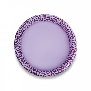 Piscine bébé ø 100 cm léopard violet 2 anneaux Swim essentials