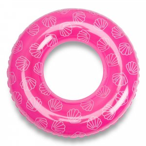 Bouée gonflable 90 cm rose coquillage Swim essentials
