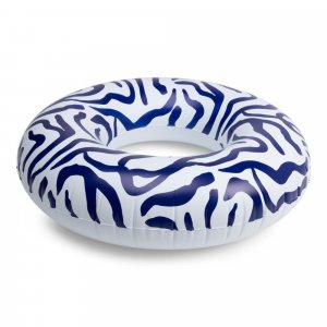 Bouée gonflable rayures noires ø 102 cm Swim essentials