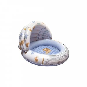 Piscine gonflable avec auvent léopard bleu Swim essentials