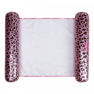 Hamac aquatique léopard rose et or 116 cm Swim essentials