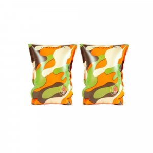 Brassards piscine enfant 2-6 ans - orange camouflage Swim essentials