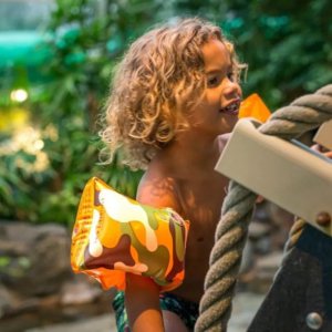 Brassards piscine enfant 2-6 ans - orange camouflage Swim essentials