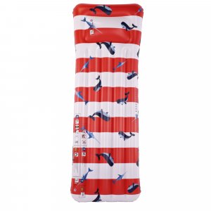 Matelas gonflable rayures rouges Swim essentials