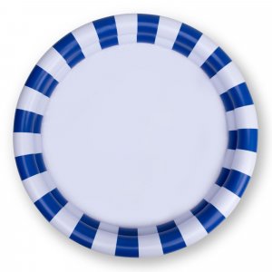 Piscine bébé ø 100 cm 2 anneaux rayures bleus Swim essentials