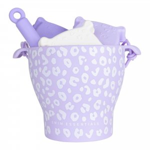 Set de plage silicone - léopard lila Swim essentials