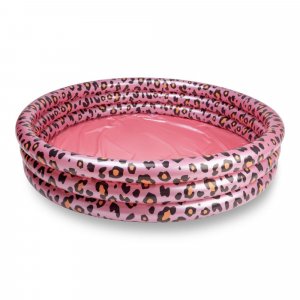 Piscine bébé ø 150 cm 3 anneaux léopard rose Swim essentials