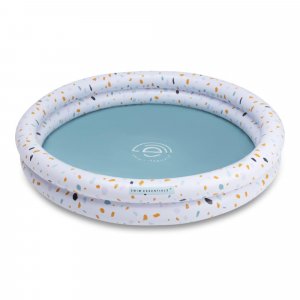 Piscine bébé ø 100 cm 2 anneaux terrazzo blanc Swim essentials
