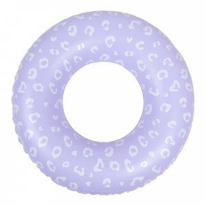 Bouée gonflable 90 cm léopard lila Swim essentials