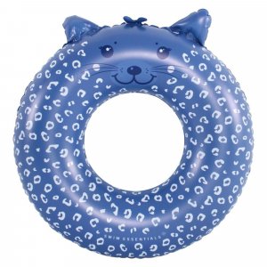 Bouée animale léopard bleu 55 cm Swim essentials